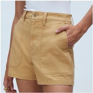 NEW Madewell The Perfect Fatigue Short In Toffee Women’s High Rise - Size 32
